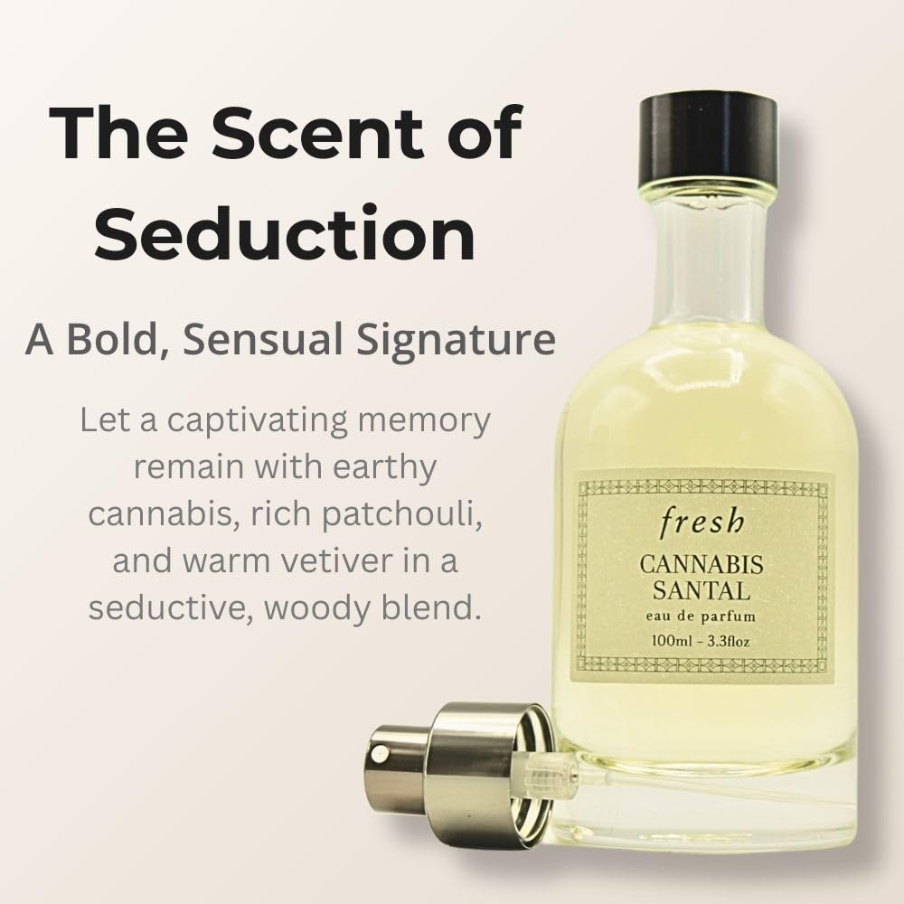 Cannabis Santal by Fresh for Men - 3.3 oz EDP Spray Beauty & Personal Care Fresh