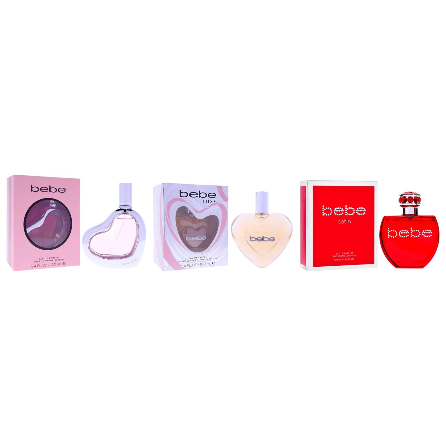 Bebe Bebe Signature Fragrance Collection Kit Premium Gift Set, Complete Care Collection for Women Beauty & Personal Care bebe