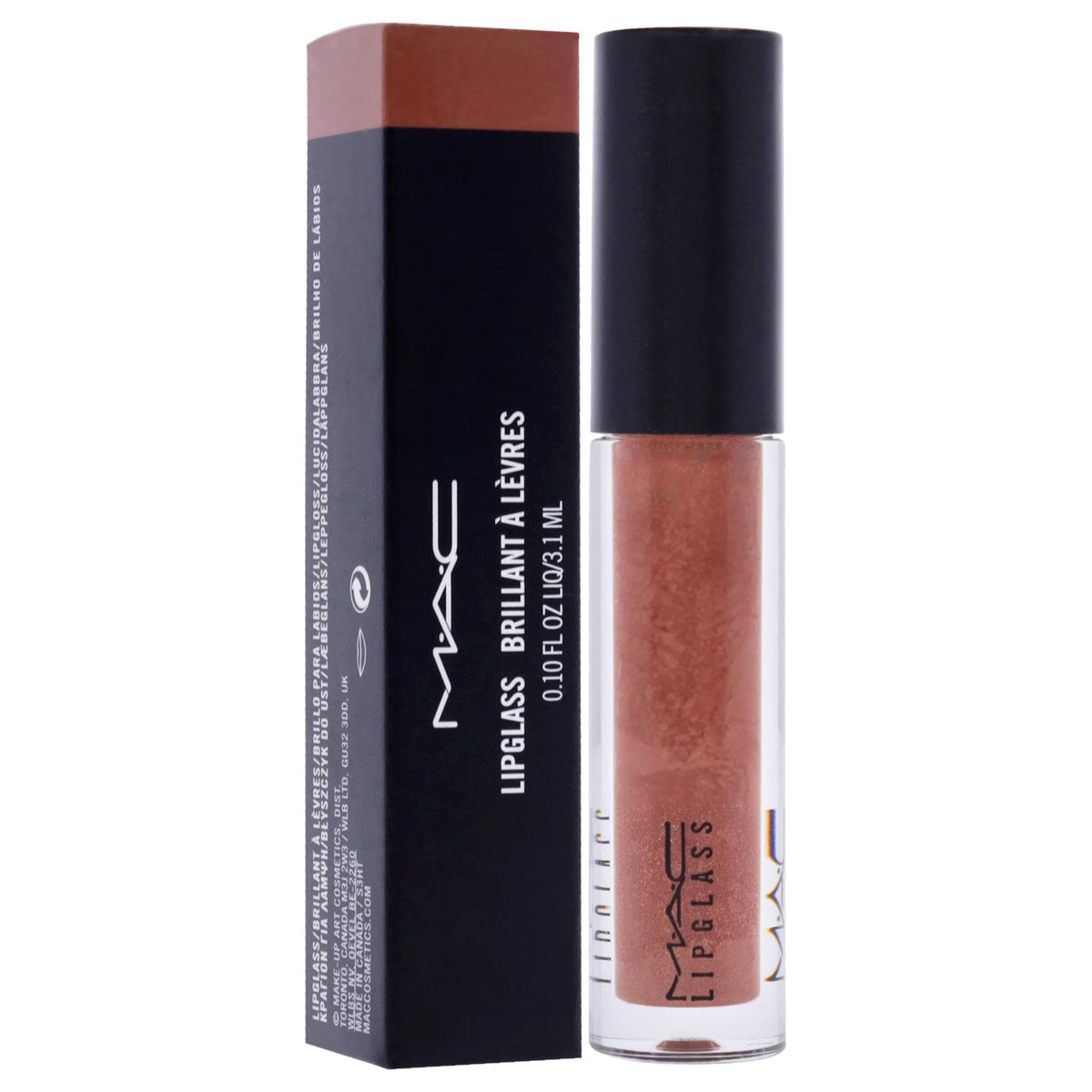 MAC LipGlass Lip Gloss - Beaux Lip Gloss Women 0.1 oz Beauty & Personal Care MAC