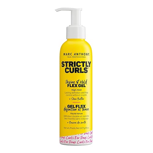 Marc Anthony Define & Hold Flex Hair Styling Gel, Strictly Curls - Medium to Coarse Curls - High Hold, Long-Lasting Frizz Control & Added Shine Beauty & Personal Care Marc Anthony