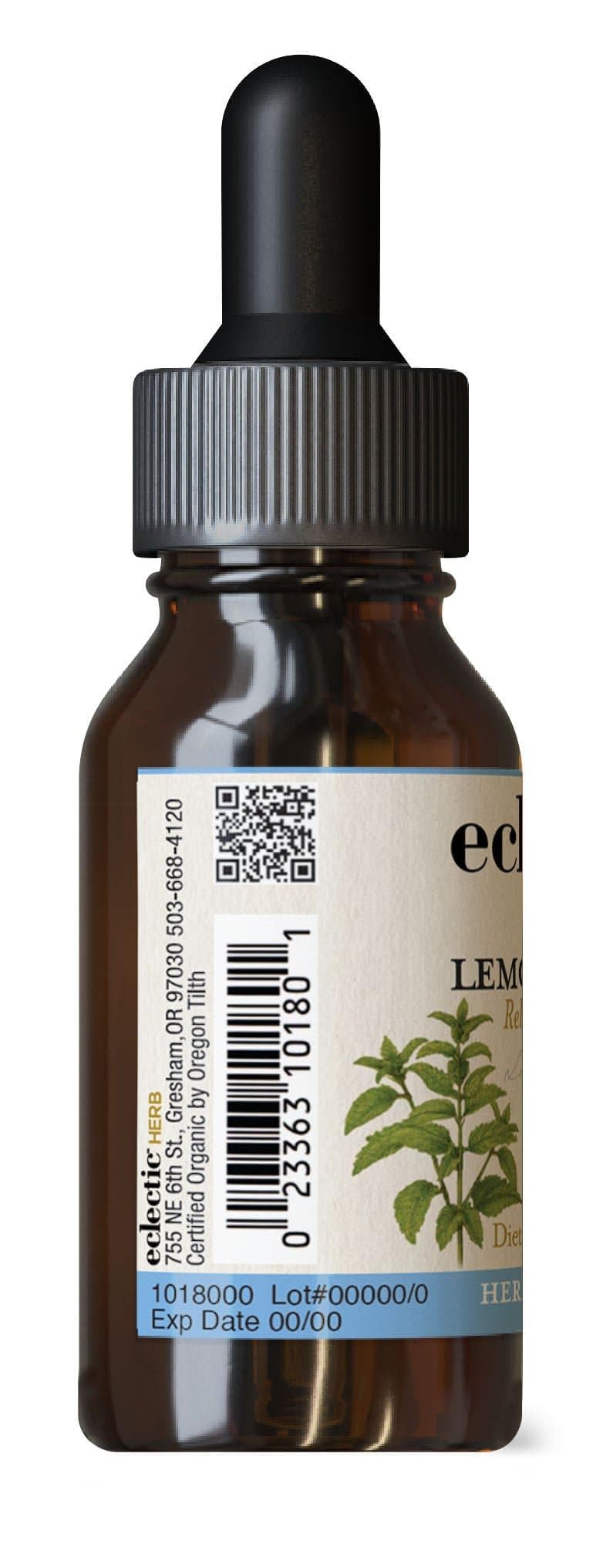 Eclectic Herb - Lemon Balm Extract - Pure Herbal Drops for Calm & Relaxation - Nervous System Support - Vegan, Natural, Organic, Non-GMO, Gluten Free Beauty and Personal Care ECLECTIC INSTITUTE
