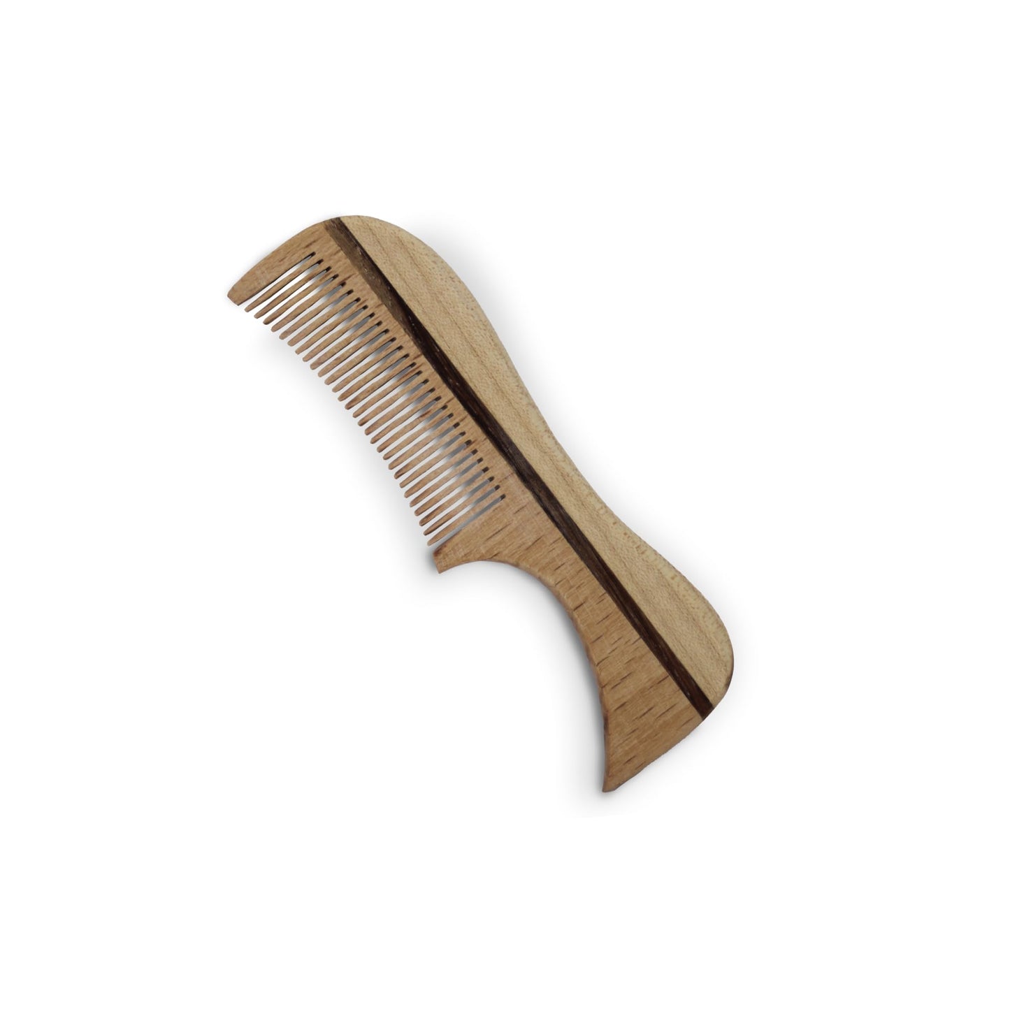 Eco Wood Moustache Comb 2.5 in - Fine Tooth Beechwood Comb for Shaping, Styling & Detangling Mustache - Eco-Friendly, Handmade, Static-Free (3.7") Beauty and Personal Care Golden Beards Kobenhavn BALM GROOMING OIL