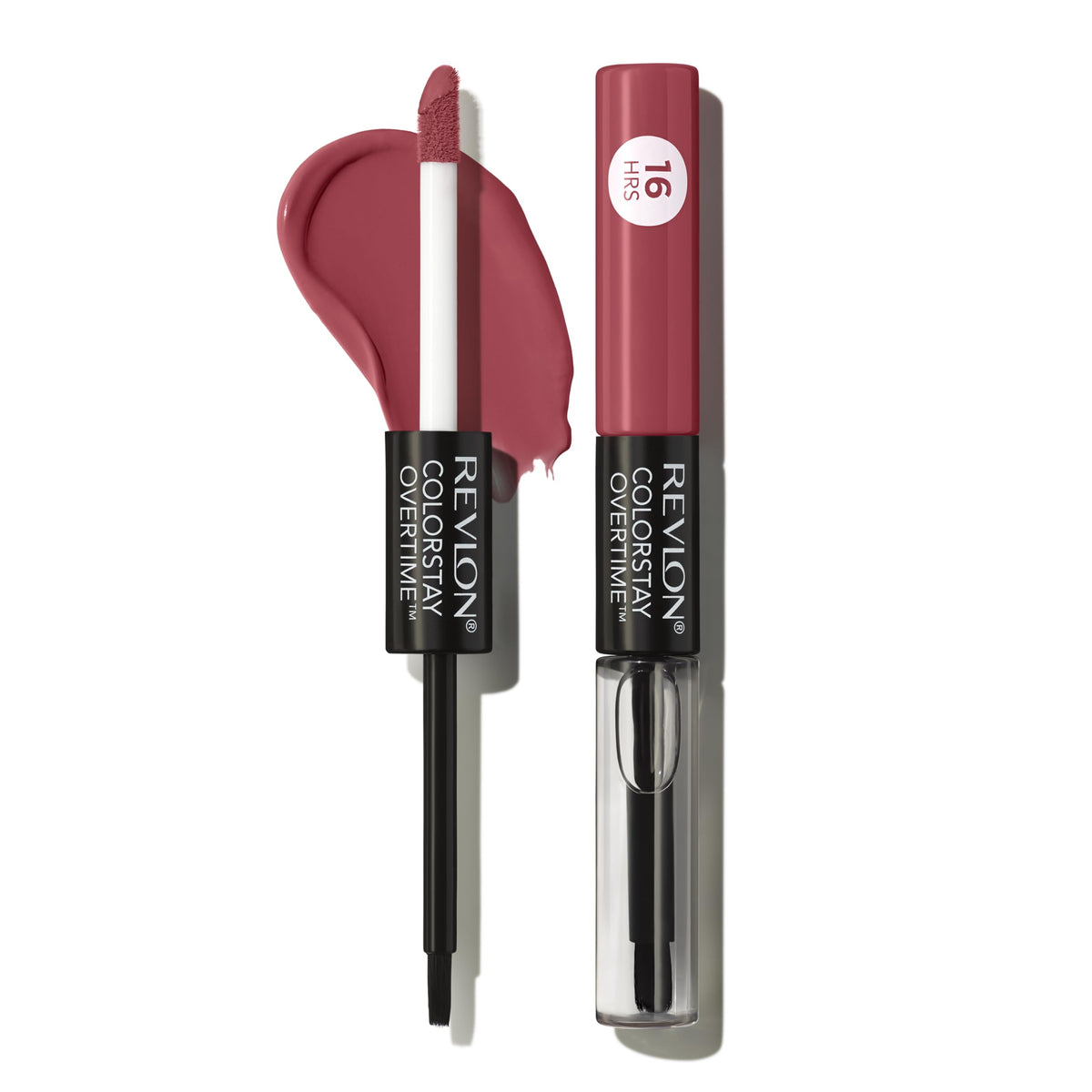 Revlon Liquid Lipstick with Clear Lip Gloss, ColorStay Overtime Lipcolor, Dual Ended with Vitamin E, 380 Always Sienna, 0.07 Fl Oz Beauty & Personal Care REVLON