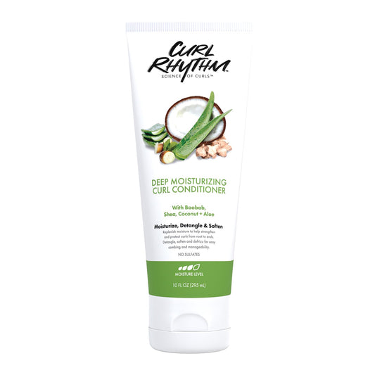 Curl Rhythm Deep Moisturizing Curl Conditioner - Curly Hair Conditioner with Shea Butter, Coconut, and Aloe - Strengthens and Protects Curls - 10 oz Beauty & Personal Care Curl Rhythm