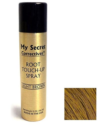 My Secret Correctives Root Touch-Up Natural Highlight Spray - 2 oz - LIGHT BROWN Beauty & Personal Care My Secret Correctives