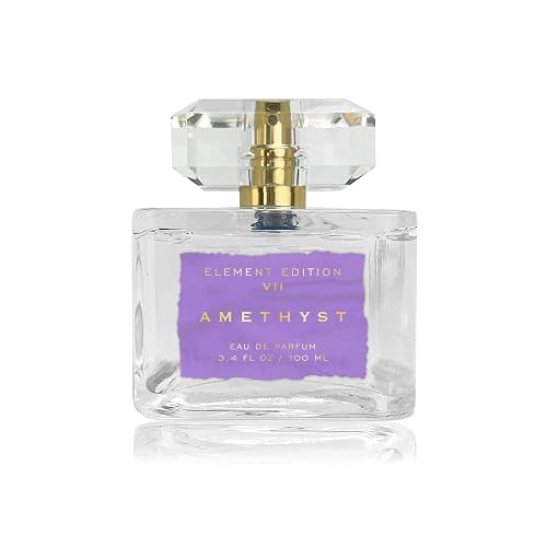 Tru Fragrance Beauty Element Edition Women's Perfume Spray - Amethyst, 3.4 oz 100 mL - Inspired by the effervescence of Champagne, Creamy Sandalwood Beauty & Personal Care Tru Fragrance Beauty