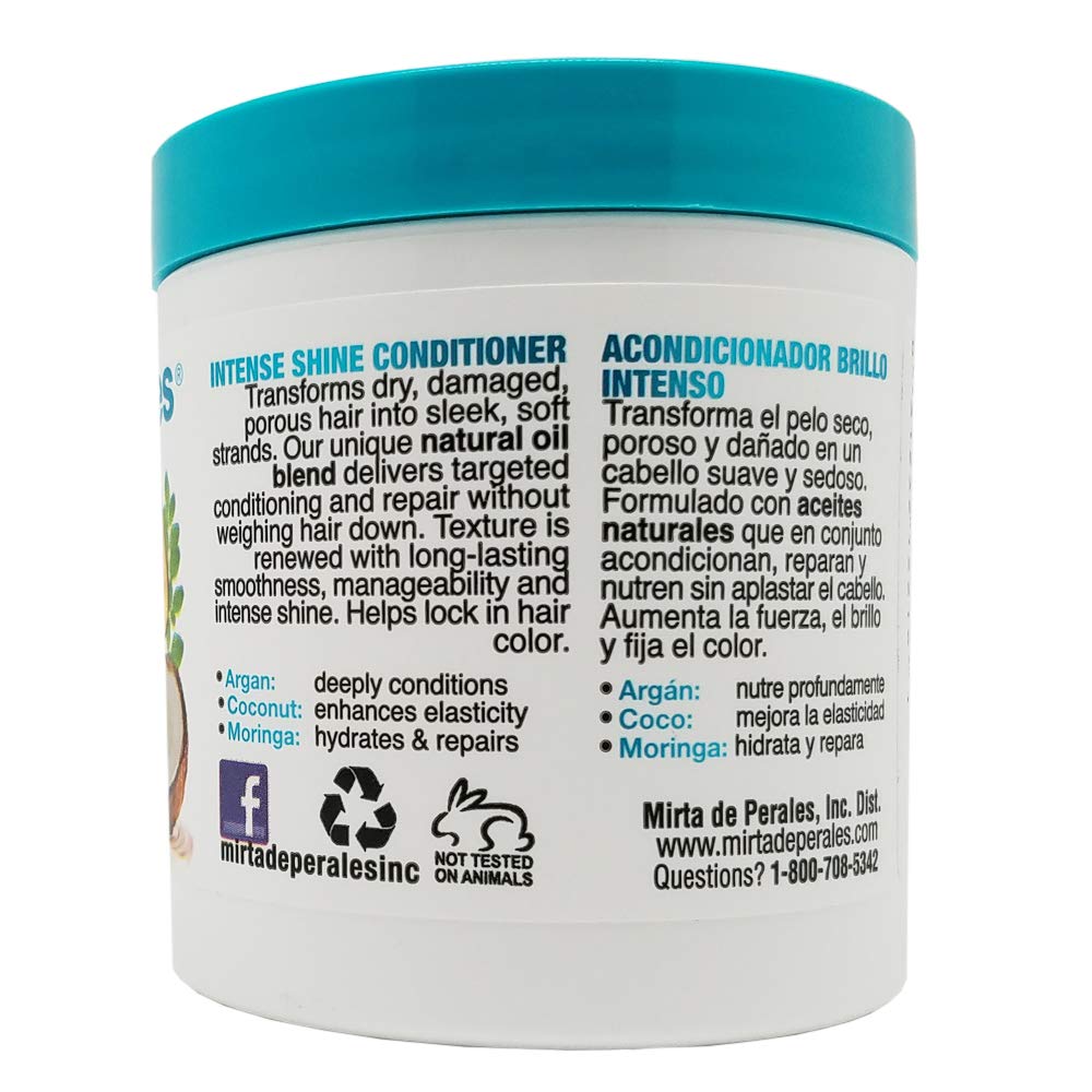 Mirta de Perales Argan, Coconut & Moringa Oils Shampoo + Conditioner Duo Beauty & Personal Care Mirta De Perales