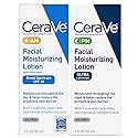 CeraVe Day & Night Face Lotion Skin Care Set | Contains AM with SPF 30 and PM Face Moisturizer | Fragrance Free Beauty & Personal Care CeraVe