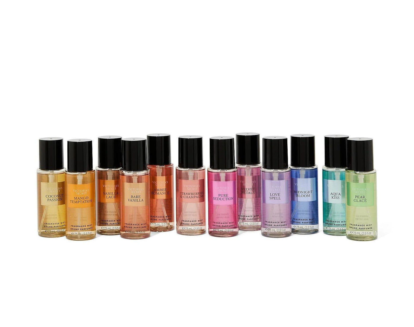 Victoria's Secret Ultimate Fragrance Exploration Body Mist Set , 0.21 Fl Oz (Pack of 12), Total - 2.5 Fl oz Beauty & Personal Care Victoria's Secret