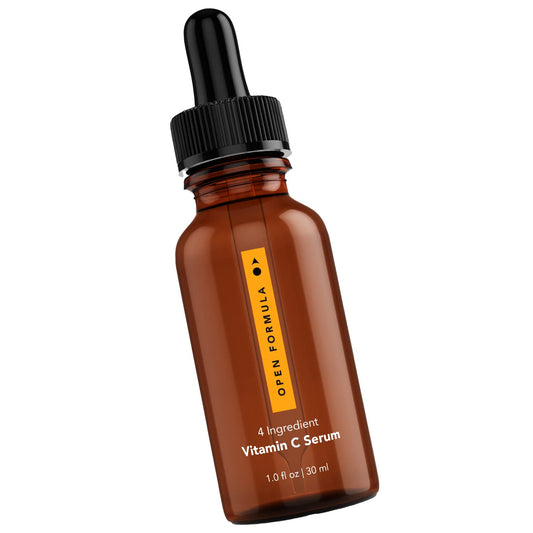 Open Formula Vitamin C 15% Solution Smooths Wrinkles & Dark Spots. Anti Aging. L-ascorbic Acid. 2 ingredients. Clean Beauty Beauty & Personal Care Open Formula