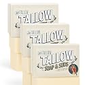 Pure Beef Tallow Soap Bar 3 Pack Beauty & Personal Care Lady May Tallow
