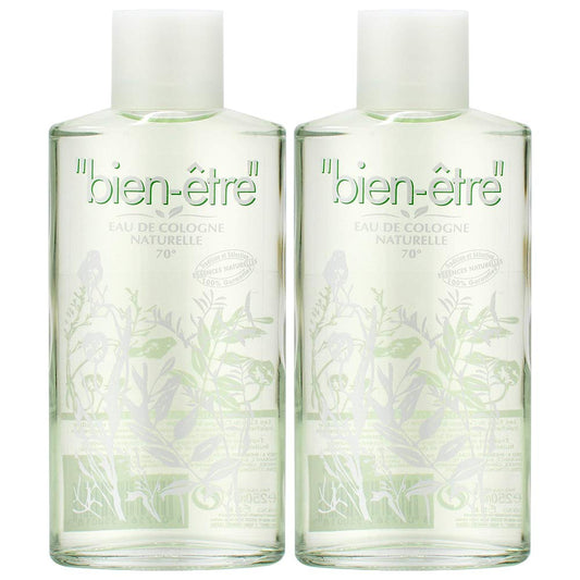 BIEN-ETRE Eau De Cologne Naturelle 250ml (pack of 2) Beauty & Personal Care Bien-Etre