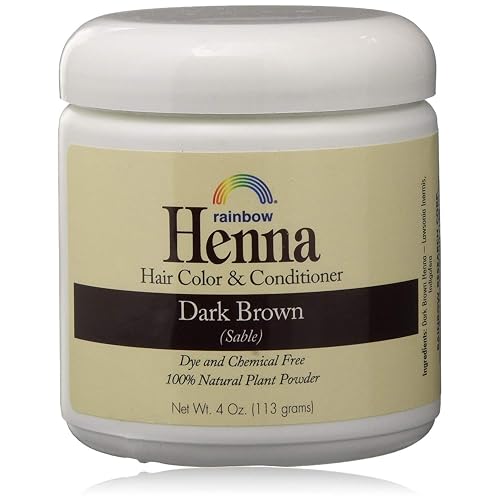 Rainbow Research Henna Persian Dark Brown 4 Fz4 Beauty & Personal Care Rainbow Research