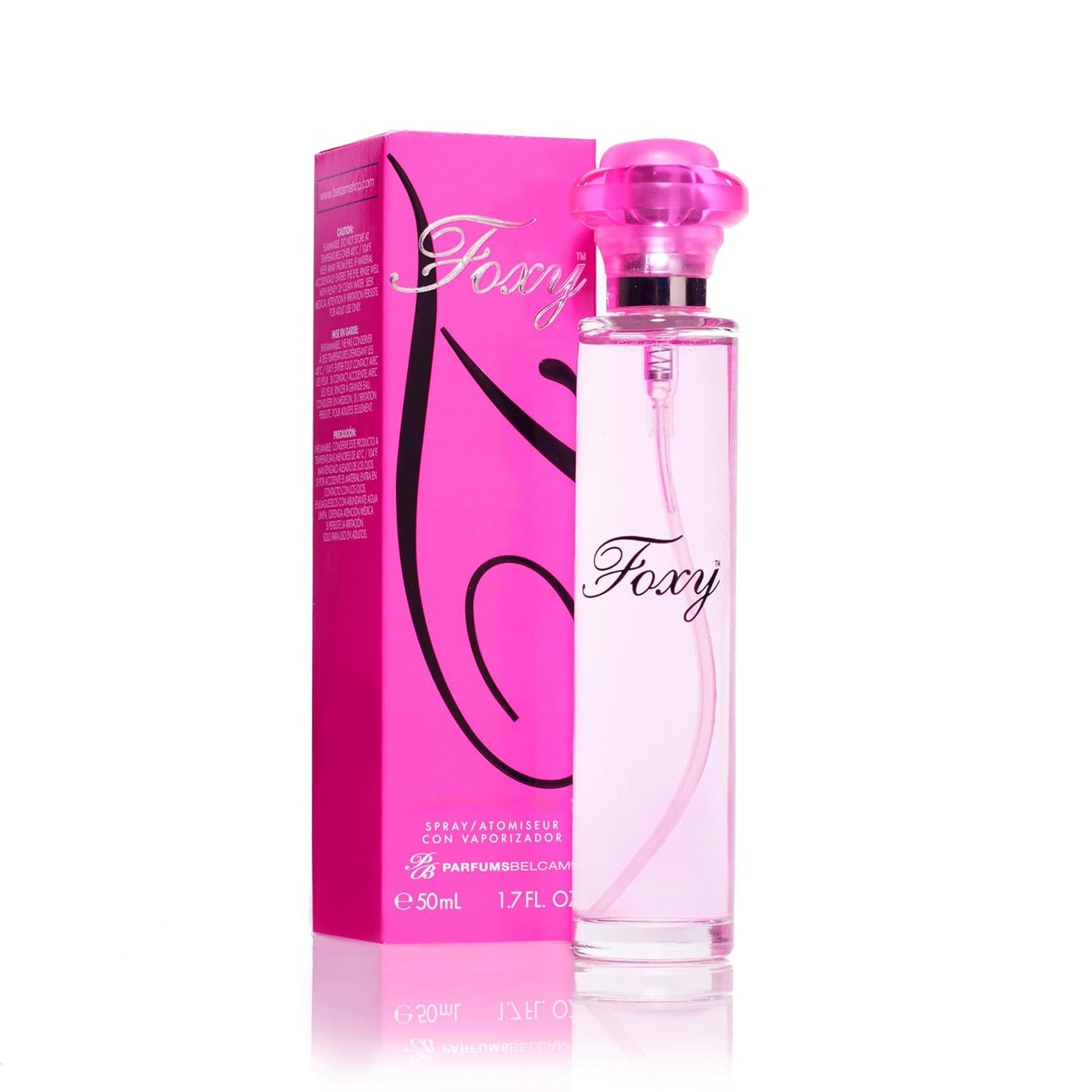 PB ParfumsBelcam Foxy Eau de Parfum Spray for Women - Glam Fruity Floral Women’s Perfume with Apple, Jasmine & Musk - Flirty Feminine Scent Beauty & Personal Care PB ParfumsBelcam