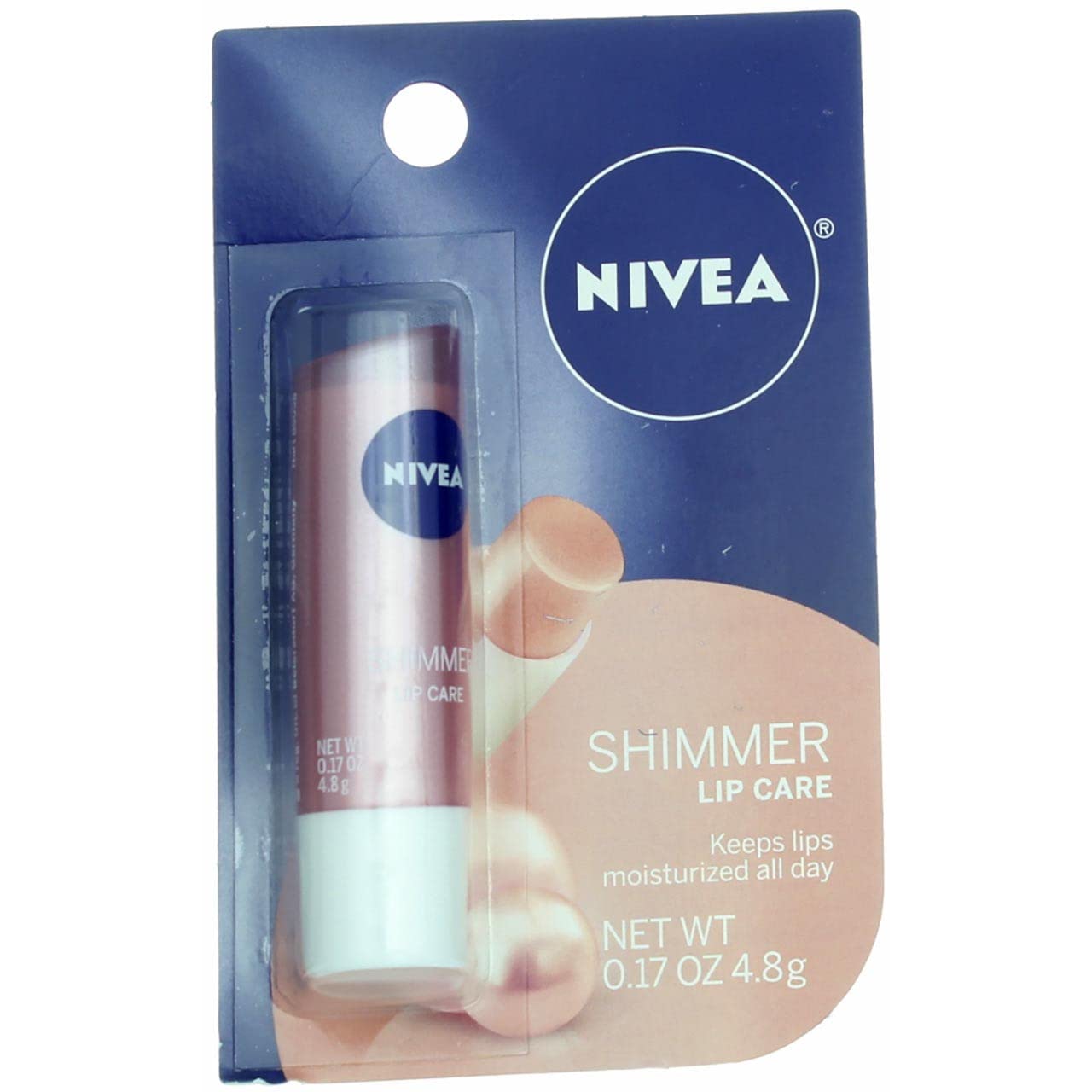 NIVEA Shimmer Radiant Lip Care 0.17 oz (Pack of 4) Beauty & Personal Care NIVEA