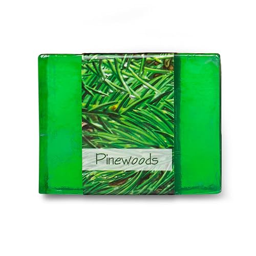 Nabila K Pinewoods Glycerin Bar Soap | Pinyon Pine Scent | Natural, Vegan, Hypoallergenic | 100% Vegetable Glycerin, Sulfate-Free, Paraben-Free | 4.5 Beauty & Personal Care Nabila K