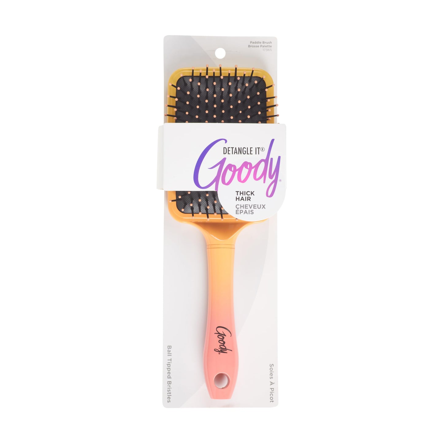 Goody Dream It Paddle Detangle Brush – Flexible Bristles for Tangles, Knots & Frizz Control | Detangling & Styling Brush for Thick Hair, Ombre Beauty & Personal Care GOODY