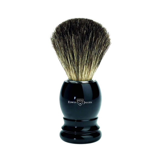Edwin Jagger Pure Badger Shaving Brush (Imitation Black) Beauty and Personal Care Edwin Jagger