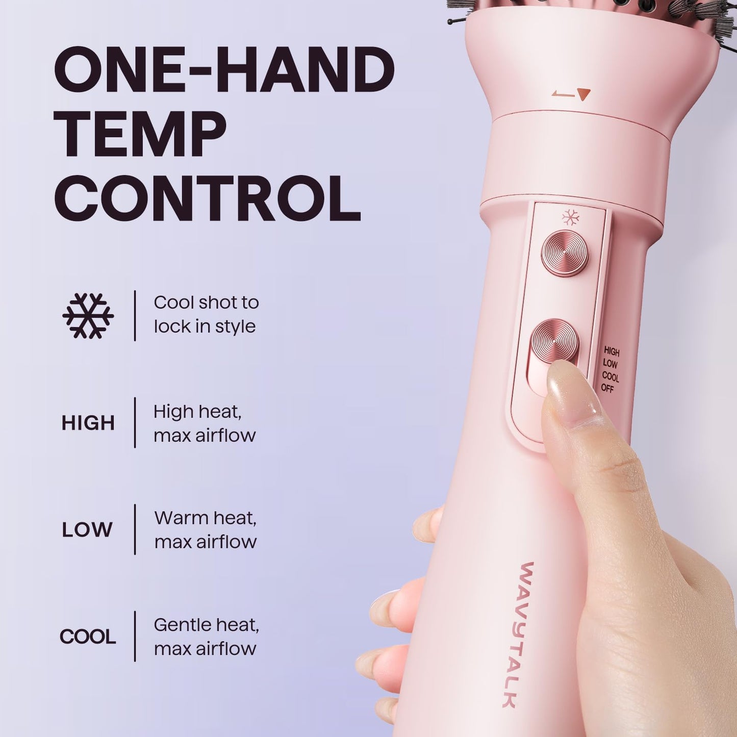 Blow Dryer Brush Set, Wavytalk Air Sculpt 5-in-1 Hot Air Brush Set, Multi Hair Styler for Salon Blowouts, Smooth Curls, Volumizing and Straightening Beauty and Personal Care wavytalk