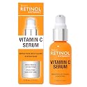 LIVAURA Retinol + Vitamin C Face Serum - Anti Aging Facial Serum, Evens Skin Tone, Diminishes Fine Lines and Wrinkles, Sun Damage & Dark Spots Beauty & Personal Care Retinol
