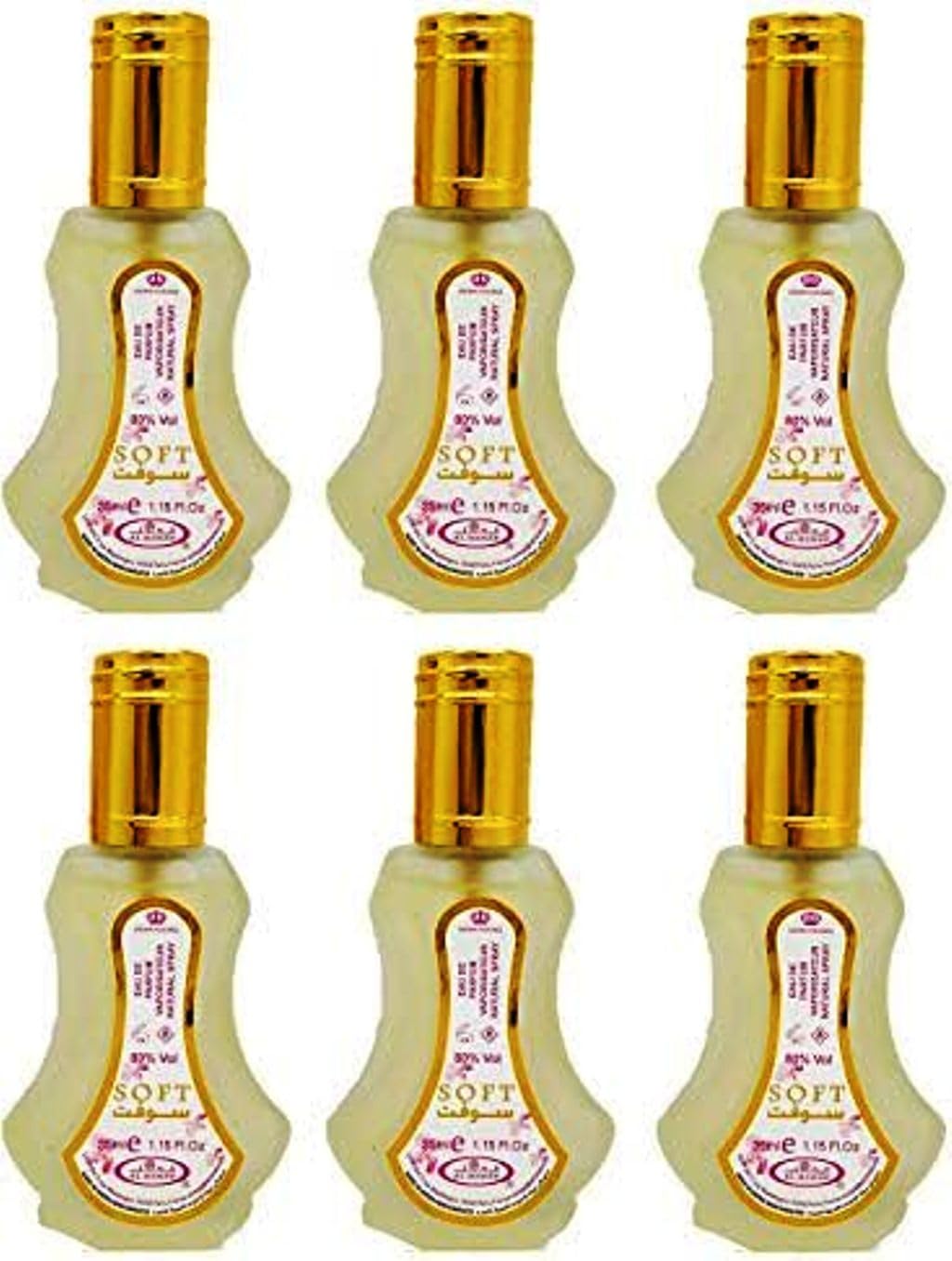 Al-Rehab Soft Eau de Parfum Spray for Women, 1.18 Ounce (Pack of 6) Beauty & Personal Care Al-Rehab