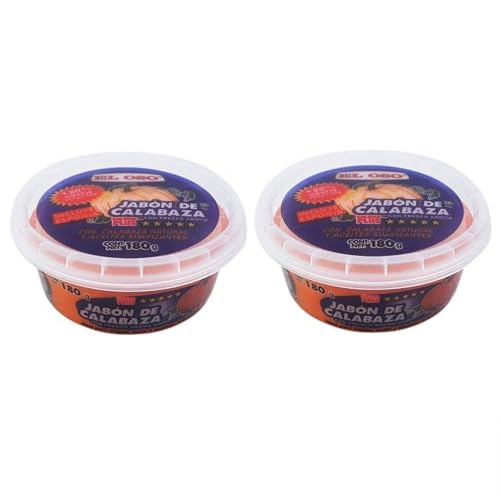 El Oso Saddle Soap Jabon de Calabaza 6.3 Ounces Includes 2 Sponges (Pack of 2) Beauty & Personal Care El Oso