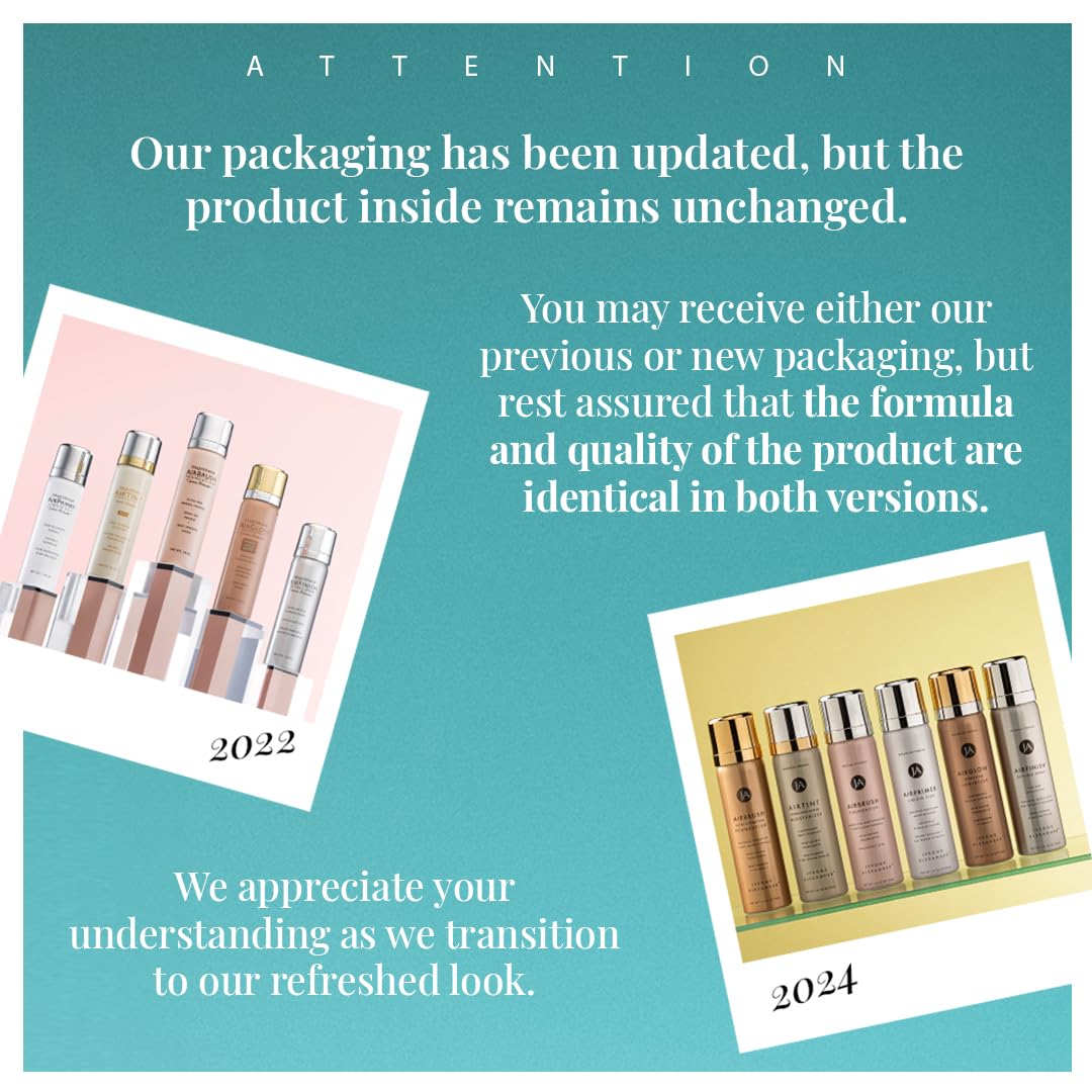 MagicMinerals AirBrush Foundation by Jerome Alexander – 2pc Set with Airbrush Foundation and Kabuki Brush - Spray Makeup with Anti-aging Ingredients Beauty & Personal Care Jerome Alexander