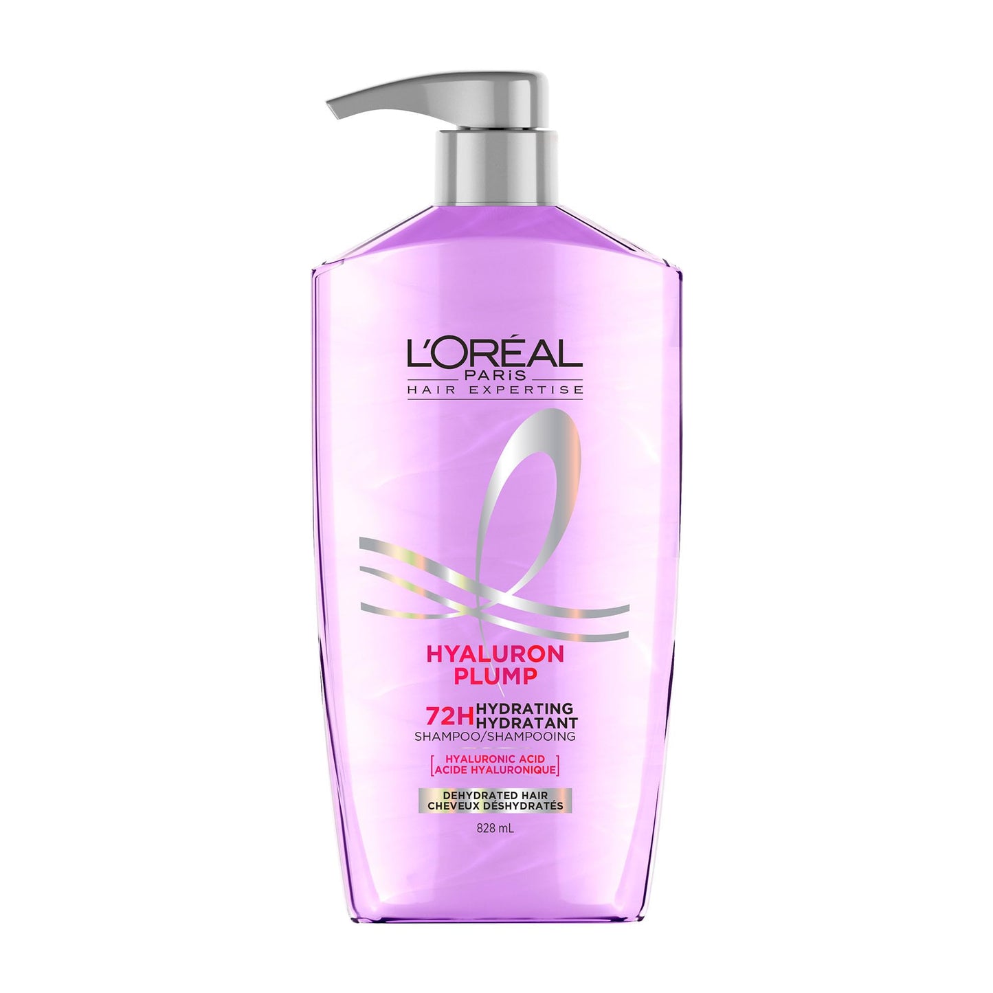 L'Oreal Paris Elvive Hyaluron Plump Hydrating Shampoo for Dehydrated, Dry Hair Infused with Hyaluronic Acid Care Complex, Paraben-Free, 26.5 Fl Oz Beauty & Personal Care L'Oreal Paris