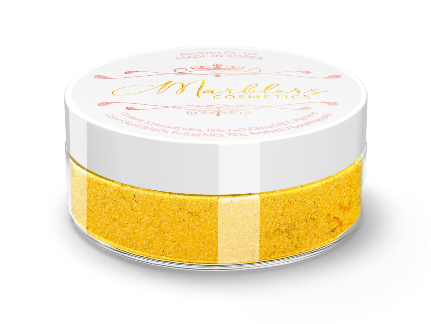 MARBLERS Fine Synthetic Mica Powder [Daisy Yellow] 0.11oz (3g) | Highly Pigmented | Non-Toxic, Vegan, Cruelty-Free | Lip Gloss, Lipstick, Bath Bomb Beauty & Personal Care MARBLERS