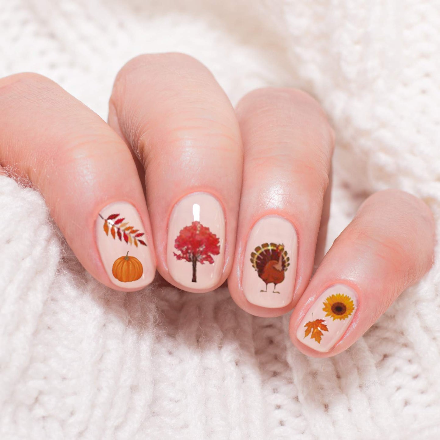 Adurself 1000+ Patterns Halloween and Autumn Fall Nail Art Decals Pumpkin Maple Leaves Nail Self-Adhesive Stickers Spider Web Bat for Women Girls Nail Beauty & Personal Care Adurself