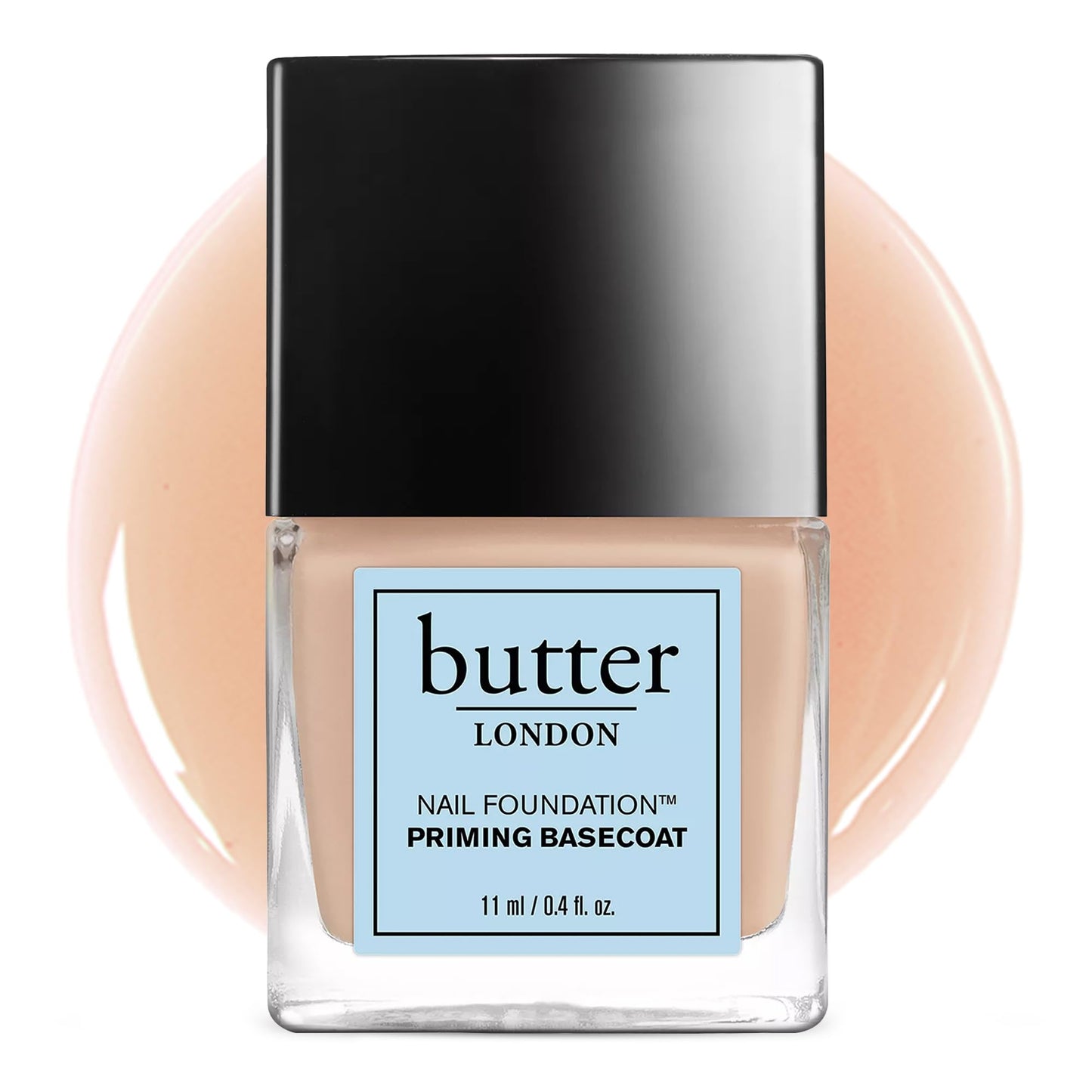 Butter LONDON Nail Foundation Priming Base Coat - Sheer Coverage with Nude, Matte Finish - Nail Strengthener Supports Healthy Nail Growth & Prevents Beauty & Personal Care butter LONDON