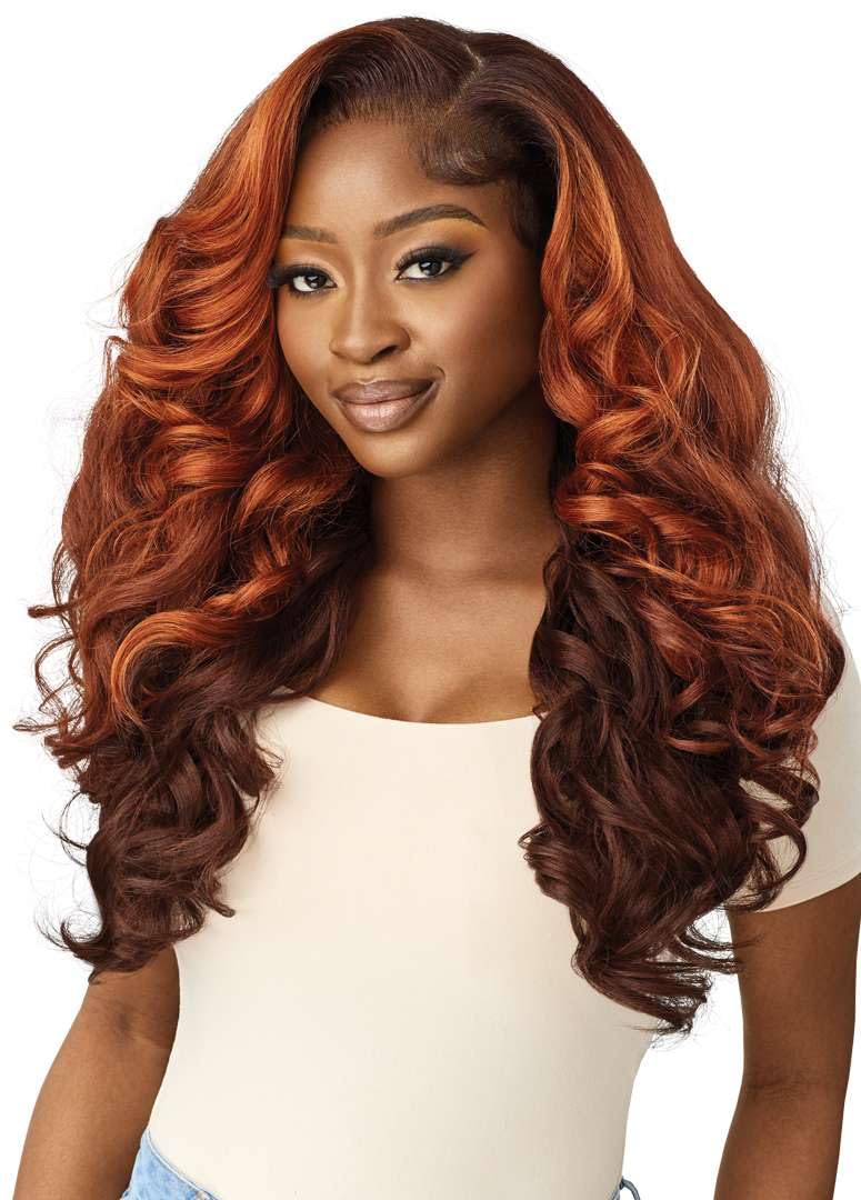 Outre Lace Front Wig - Perfect Hair Line 13X6 - Sharona (DR4/MUSHROOM BLONDE)