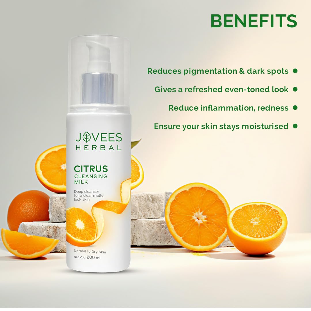 Jovees Citrus Cleansing Milk 200ml Beauty & Personal Care Jovees