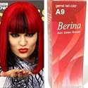 Berina Permanent Hair Dye Color Cream # A9 Gamet Red Made in Thailand By Sellgreat1449. Beauty & Personal Care Berina