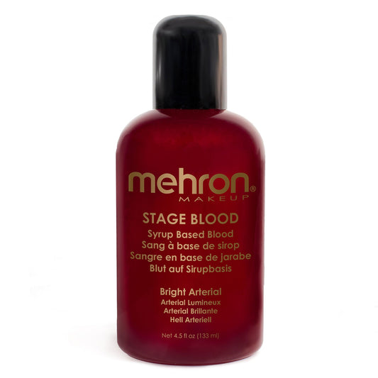 Mehron Makeup Stage Blood | Realistic For Halloween | Washable Fake Blood for Special FX, Stage & Screen, Halloween, & Cosplay (4.5 oz) (Bright Beauty & Personal Care Mehron