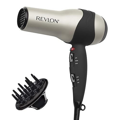 REVLON Turbo Hair Dryer | 1875 Watts of Maximum Shine, Fast Dry (Silver) Beauty & Personal Care REVLON