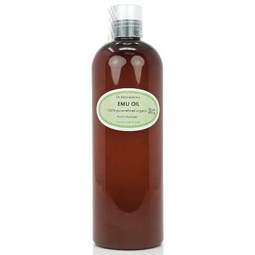 Dr Adorable - 16 oz - Creamy Emu Oil - 100% Pure Natural Organic Beauty & Personal Care Dr Adorable
