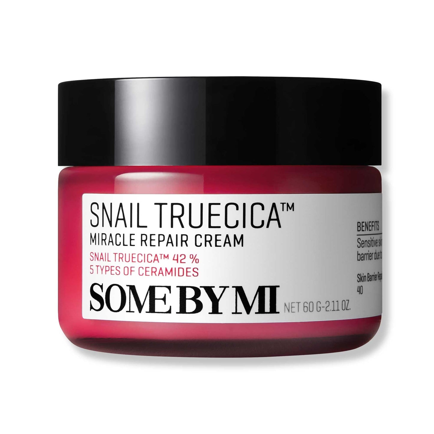 SOME BY MI Snail Truecica Miracle Repair Cream - 2.02Oz, 60ml - Made from Snail Mucin for Sensitive Skin - Daily Repair Face Moisturizer for Acne Beauty & Personal Care SOME BY MI