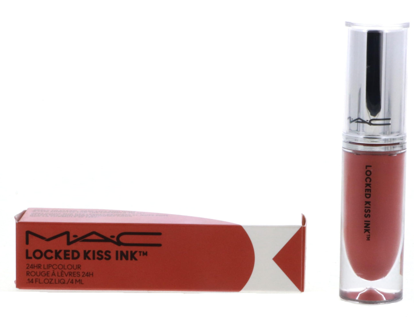 MAC Locked Kiss Ink 24HR Lipcolour Lipstick - 61 Mischief (Light Pinky Nude) - .14 fl oz / 4 mL Beauty & Personal Care MAC