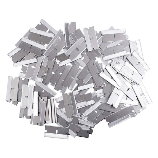 100 Pc Set Pack Box Universal Utility Safety Razor Refill Blades Single Edge for Warehouse Retail Crafts Tools Home Beauty and Personal Care Brock