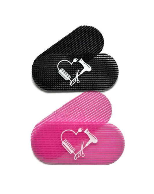 HAIR GRIPPERS ® 2 COLORS BUNDLE PACK 4 PCS for Men and Women - Salon and Barber, Hair Clips for Styling, Hair holder Grips (Pink/Black). Beauty & Personal Care HAIR GRIPPERS