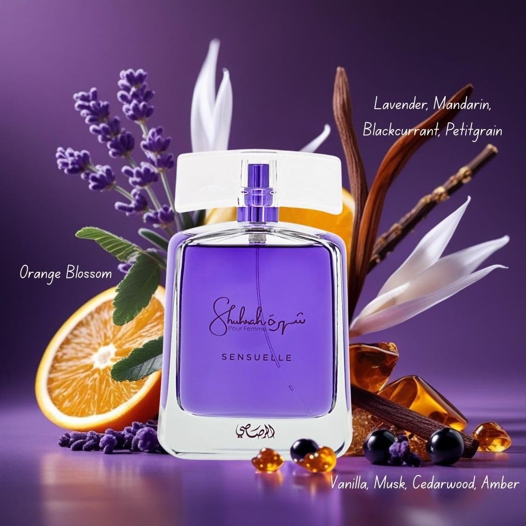 RASASI Shuhrah Sensuelle Eau de Parfum Spray 90ml (3.0 Oz) | A Fragrance for the Modern Muse | Luxurious Floral Perfume Beauty & Personal Care RASASI