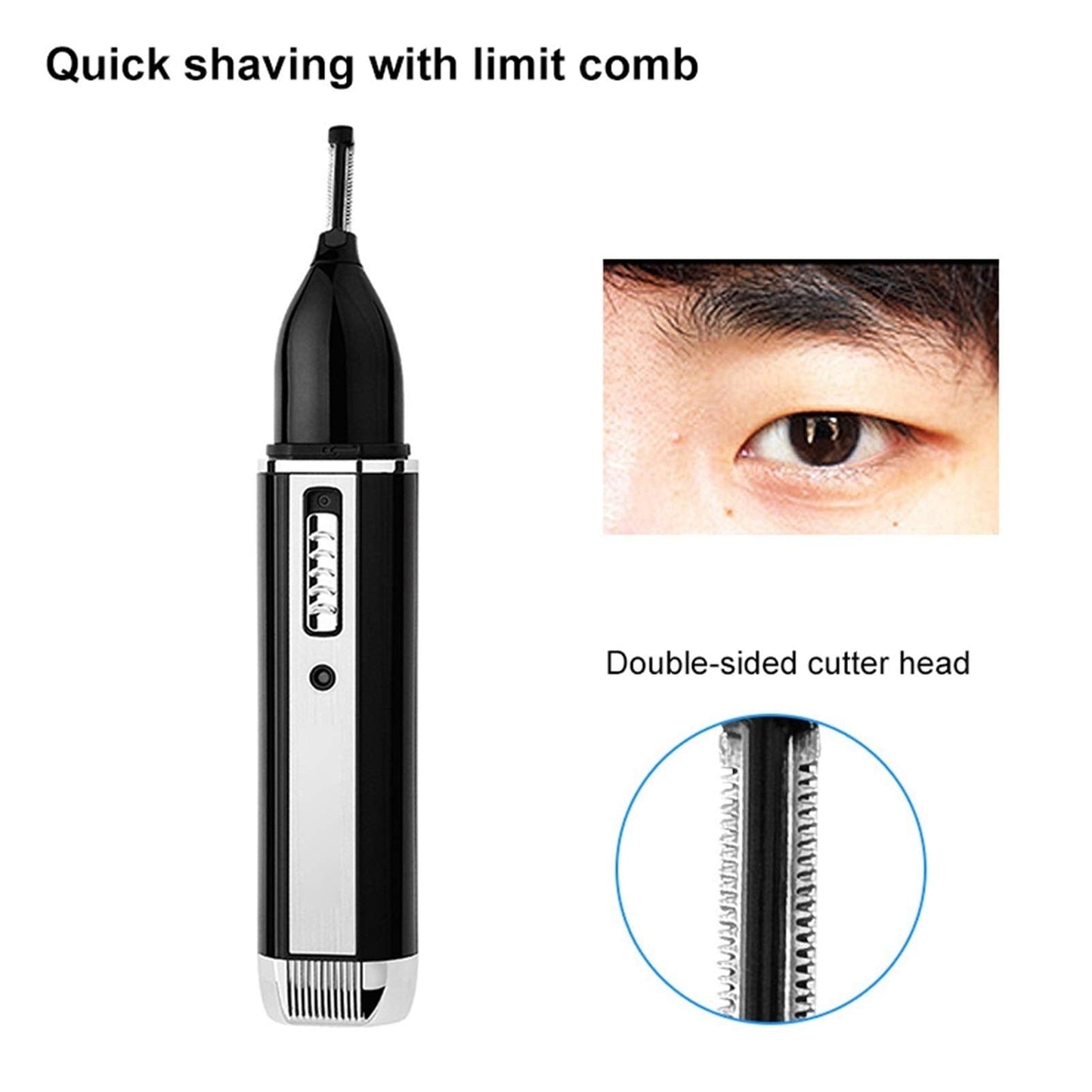 CDGTHYU 4 in 1 Rechargeable Men Electric Nose Ear Hair Trimmer Painless Women Trimming Side Burns Eyebrows Beard Clipper Cut Shaver Beauty and Personal Care CDGTHYU