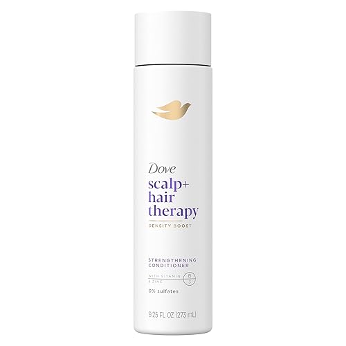 Dove Density Boost Strengthening Conditioner Scalp + Hair Therapy for protecting against premature breakage, with Vitamin B3, Zinc and 0% sulfates Beauty & Personal Care Dove