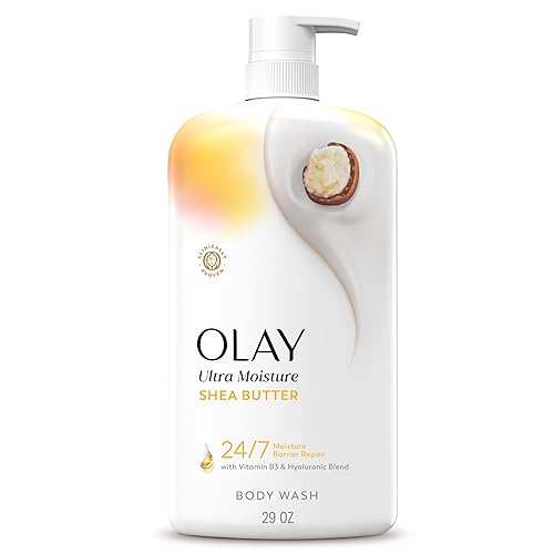 Olay Body Wash for Women, Ultra Moisture, 24/7 Moisture Barrier Repair, Hydrating Formula for Visibly Healthy Soft Skin, Vitamin B3 & Hyaluronic Beauty & Personal Care Olay