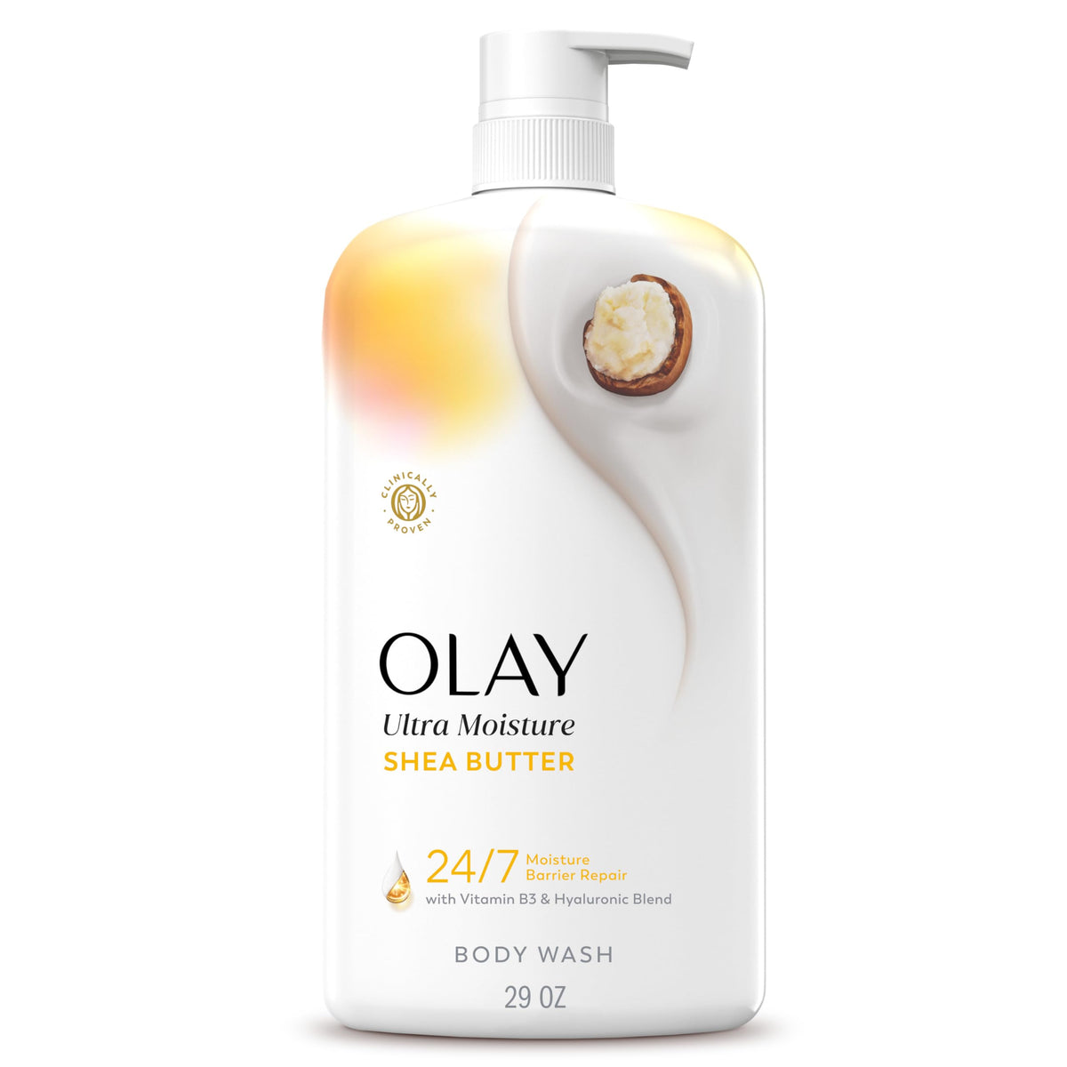 Olay Body Wash for Women, Ultra Moisture, 24/7 Moisture Barrier Repair, Hydrating Formula for Visibly Healthy Soft Skin, Vitamin B3 & Hyaluronic Beauty & Personal Care Olay