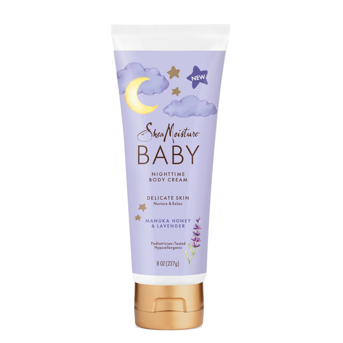 SheaMoisture Baby Moisturizer Manuka Honey & Lavender for Delicate Hair and Skin Nighttime Hair and Skin Care Regimen 8 oz Beauty & Personal Care Shea Moisture