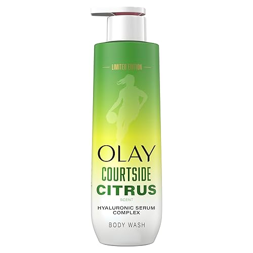 Olay Intensely Hydrating Body Wash with Hyaluronic Serum Complex, Court Queen Citrus Scent, 20 fl oz Beauty & Personal Care Olay