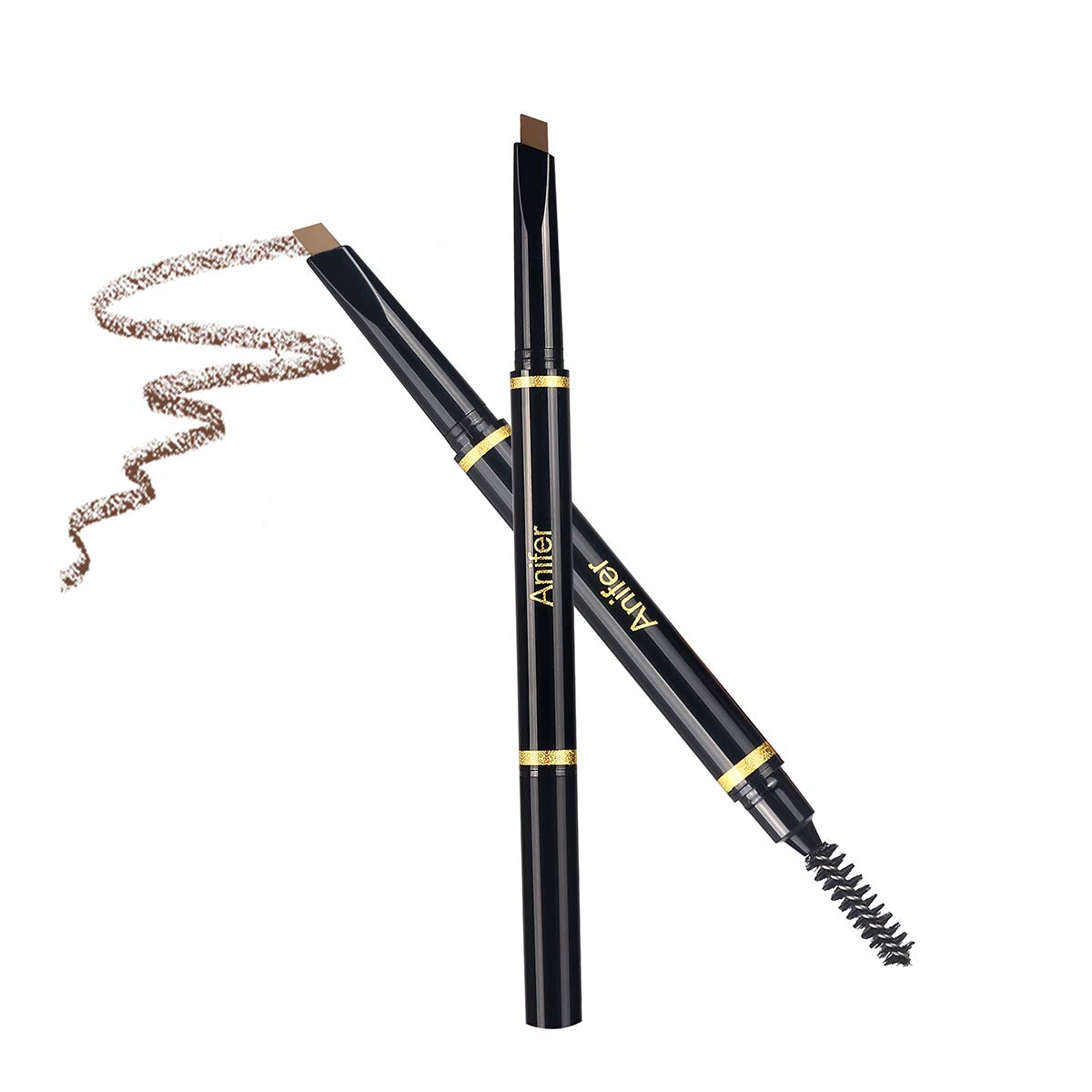 ANIFER Eyebrow Pencil Dark brown Waterproof Smooth Natural Cruelty Free (Dark brown #2) Beauty & Personal Care Anifer