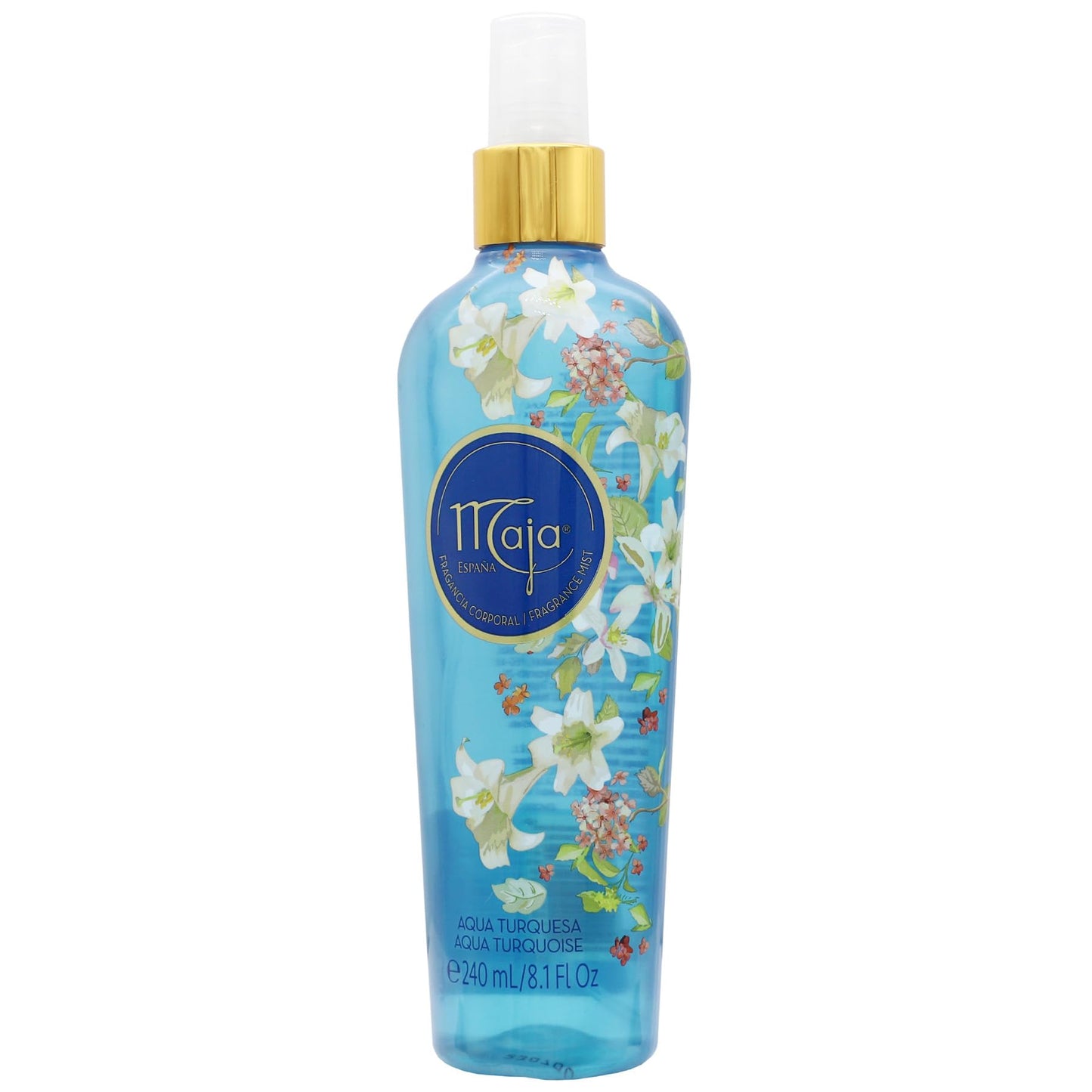 Maja Body Splash Turquoise Water 240mL /8.1 Oz. Freshness and Sensuality. Beauty & Personal Care Maja